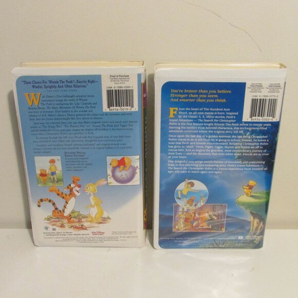 VHS Tapes - Winnie The Pooh adventures - Picture 2 of 9
